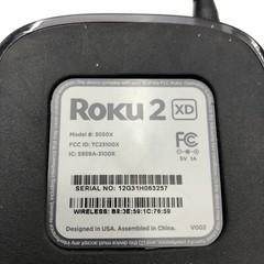 Roku 2 XD 3050X Media Streamer w/PwrCord No Remote – TESTED & WORKS