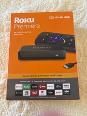 New In Sealed Box – Roku 3920R Streaming Media Player 4K HDR Remote & HDMI Cable