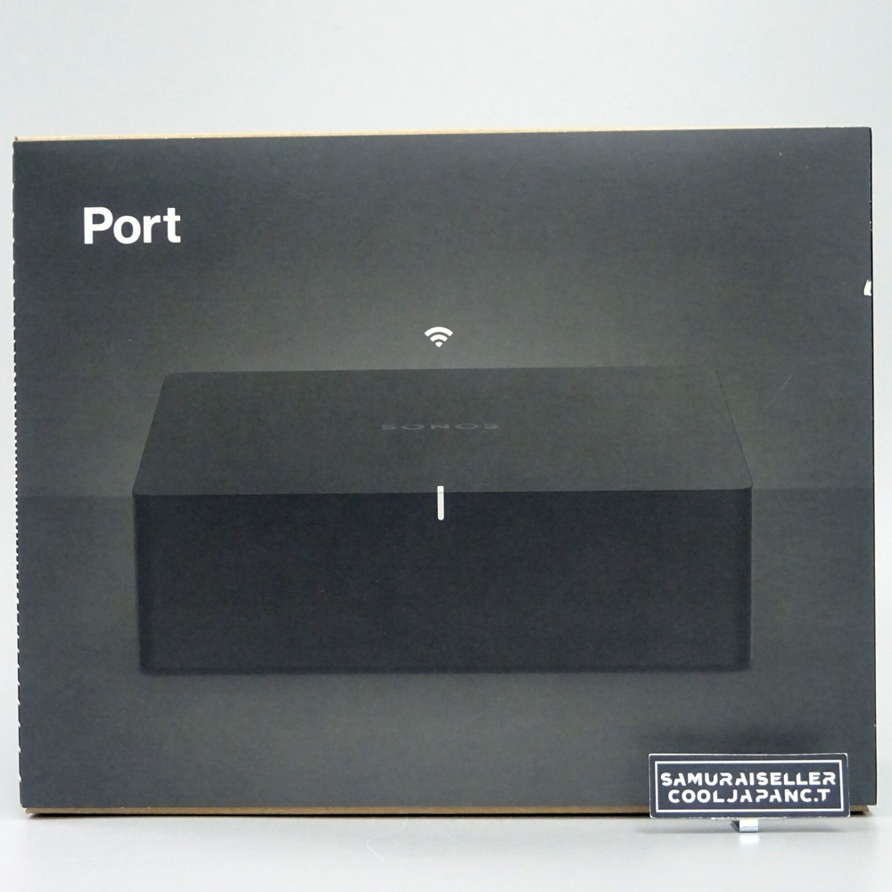 Sonos Port Network Audio Receiver PORT1JP1BLK AirPlay Wi-Fi Streaming 24-bit NEW