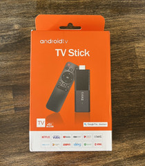 androidtv 4K Android TV Stick TVR3 HDMI Dongle w/ Remote, Google Assistant
