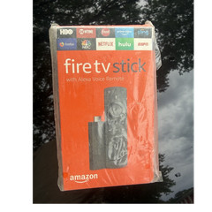 Amazon Fire TV Stick Streaming Media Dongle w/ Alexa Voice Control Remote