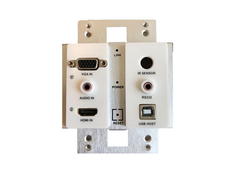 ZeeVee ZYPERUHD-WE HDMI 2.0 and VGA Input Wallplate Encoder with IP Streaming