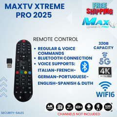 MaxTV Xtreme PRO 25 5G 8K 2026 QUAD CORE 64BIT ANDROID Box MaxTV