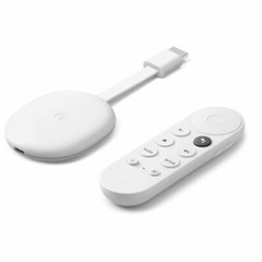 Google Chromecast with Google TV 4K UHD Media Streamer – Snow