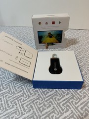 Google Chromecast H2G2-42 HDMI Media Streamer Black with Power Cord complete