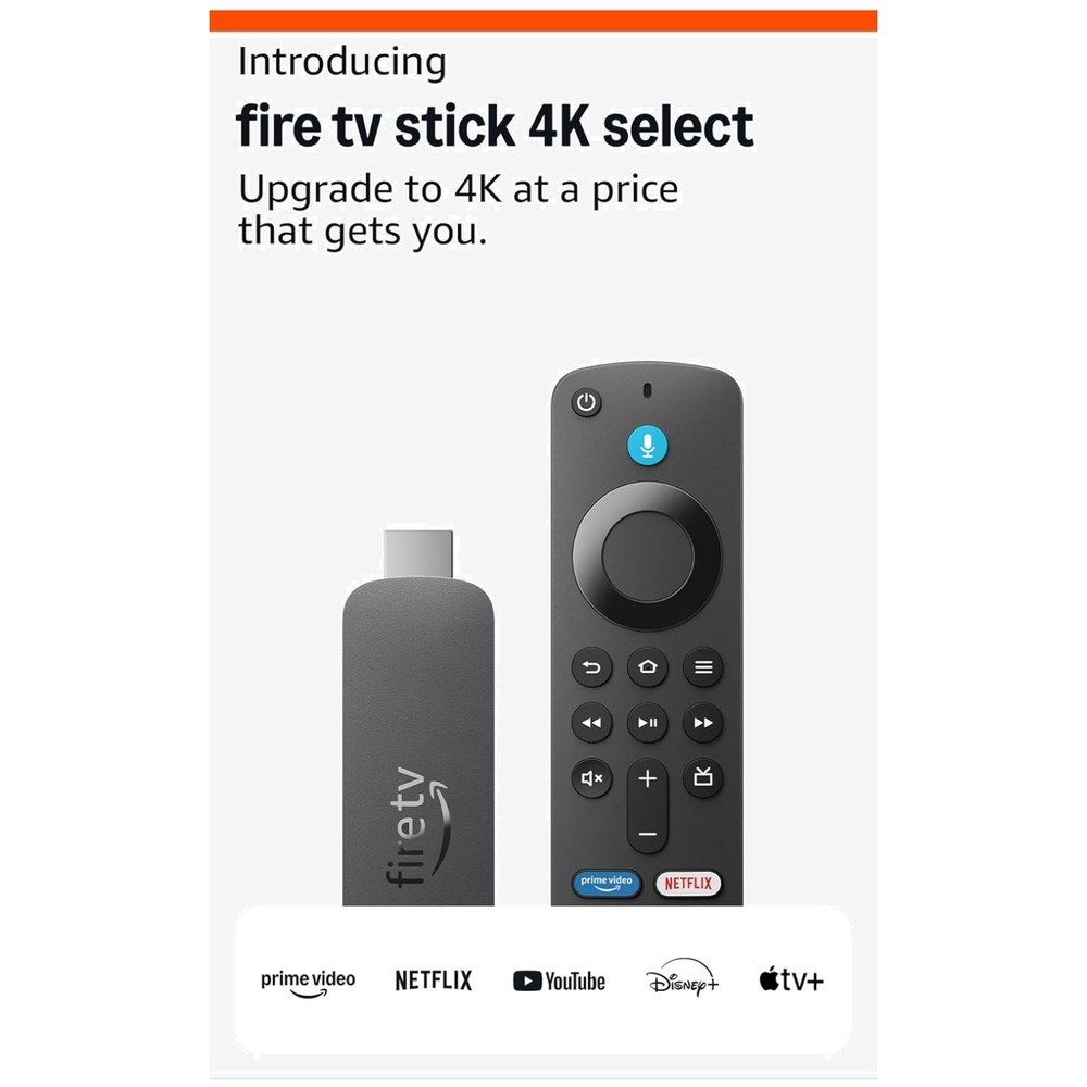 Ultimate 4K Streaming Device: Fire TV Stick 4K Select – Access 1.8M+ Titles