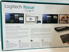 Logitech Revue With Google TV Digital HD Media Streamer W K700 Wireless Keyboard