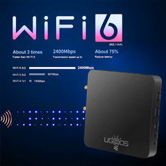 Original AM6B PLUS TV Box 4GB 32GB Amlogic S922X-J 2.2GHz Android 9.0 WiFi Blue