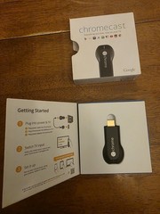 Google Chromecast H2G2-42 Black 1st Gen 1080p HDTV HDMI Streaming Media Player