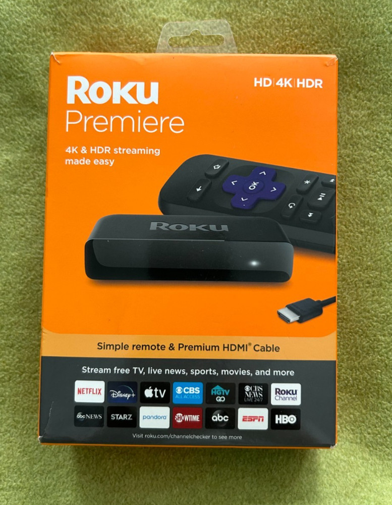 Roku Premiere | HD/4K/HDR Streaming Media Player – New in Box