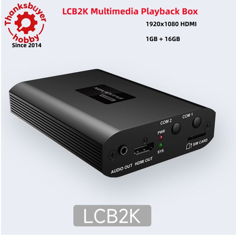 LCB2K Multimedia Playback Box 1920×1080 HDMI 1.4 Dual Mode Output Player 100MB