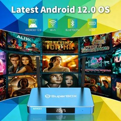 SuperBox S7 Max 6K Media Player WiFi 6 4GB RAM 64GB Storage Android 12
