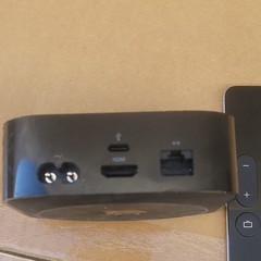 Apple TV Streaming Box w/ Siri Remote, HDMI Output, Ethernet Connectivity, Black
