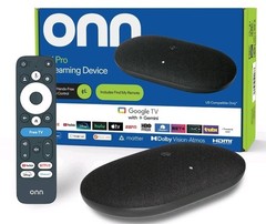 2026 model Onn. 4K Pro Streaming Device Google TV 32GB Dolby Vision Atmos NEW