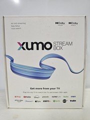 Xumo Stream Box 4K UHD Streaming Device Version 1.1 ESST11AEI Open Box