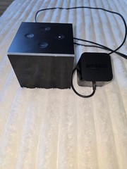 Fire TV Cube Hands-Free with Alexa and 4K Ultra HD Streaming Media Player