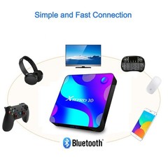 X88 Pro 10 Android 11.0 Smart Tv Box Quad-Core Uhd 4K Media Player 2.4G/5G Wifi