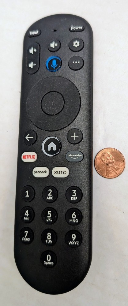 Xumo SCXI11BEI XiOne-SC(B) Stream Box REMOTE control only. tv.voice.powers on