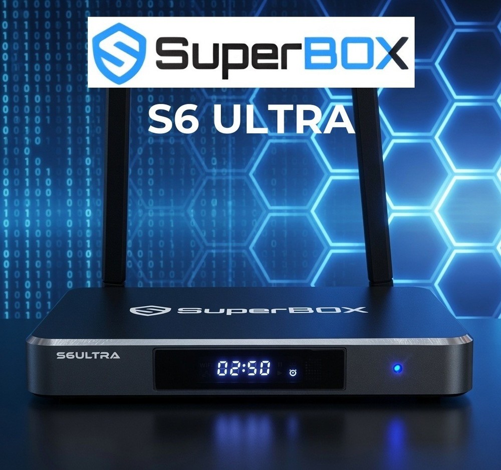 SuperBox S6 Ultra Streaming Media Device – Authorized Delier – Same Day Shipping