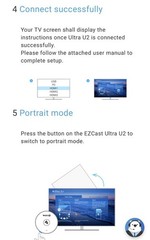EZCast Ultra U2 4K WiFi 6 Wireless Display Adapter Miracast AirPlay DLNA HDR