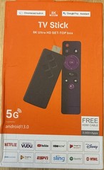 8K Ultra HD TV Stick Android 13.0-2GB + 16GB HDMI Includes HDMI Cable Brand New!