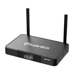 SuperBox Pro Smart Streaming Box Google Assistant 7-Day Playback H.265 4K HDR M