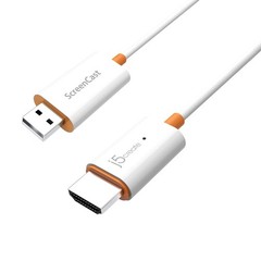 j5create ScreenCast HDMI Wireless Display Adapter Receiver – Mirror Phone, Ta…