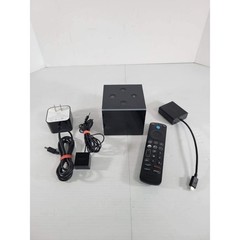 Amazon Fire TV Cube 2nd Gen 4K UHD Media Streamer Alexa Remote Bundle TESTED