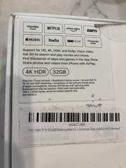 Apple TV 32GB 4K HDR Media Streamer – Black (MQD22LL/A) Renewed
