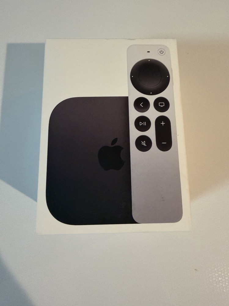 Apple TV 4K 3rd Gen. 128GB Media Streamer – Black, Wi-Fi + Ethernet