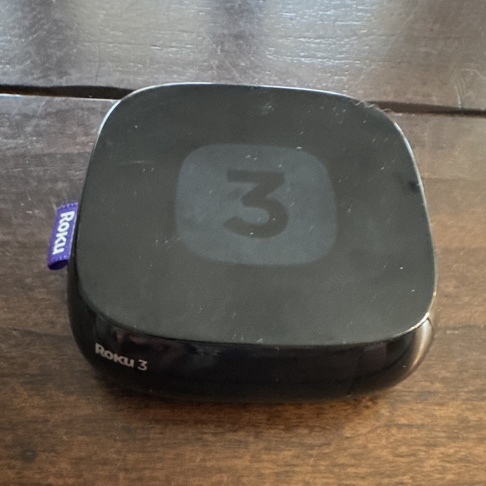 Roku 3 4200X 3rd Gen Streaming Media Player 1080p Wi-Fi Ethernet HDMI Dolby