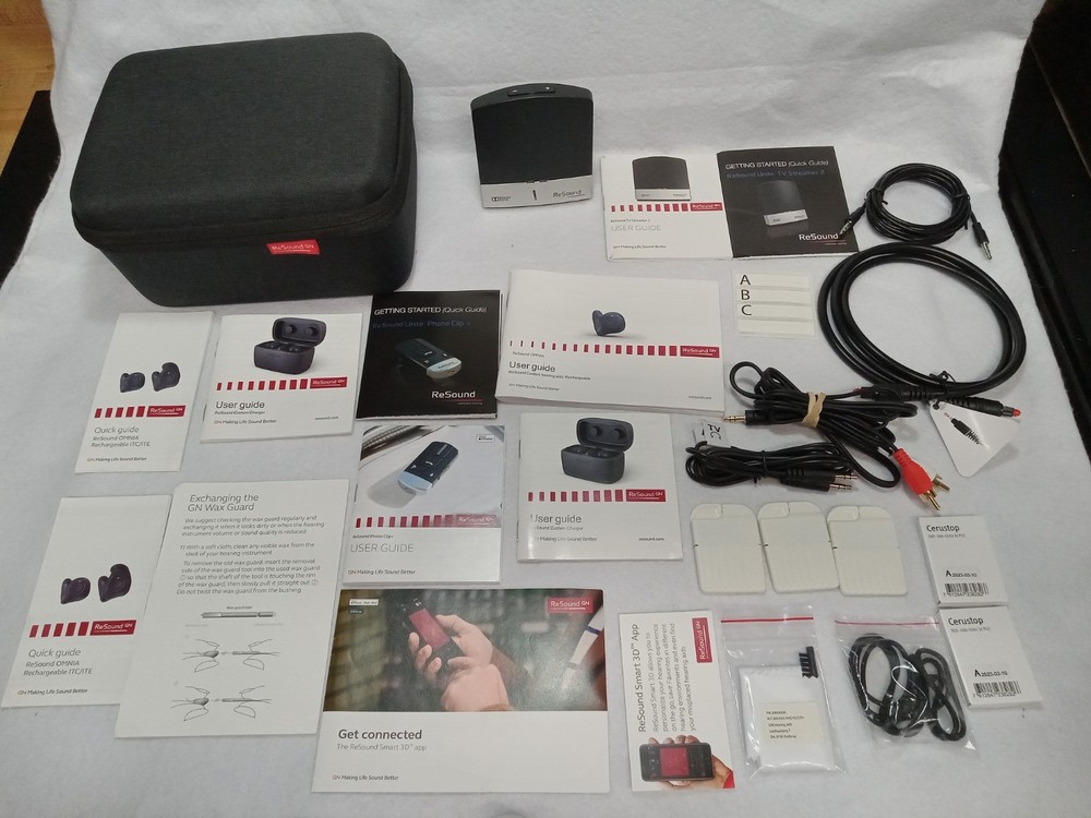 Resound TV Unite Streamer 2 SAS-3 Dolby Digital Audio with MANY Accessories READ