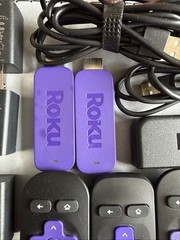 Roku Streaming Stick 3500X HD Lot of 2 + 3920X HD Player + 4 Remotes