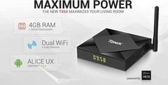 Android 10.0 TV Box TX6s Android Box H616 Quad-core 64 Bits 4GB DDR3 RAM 64GB