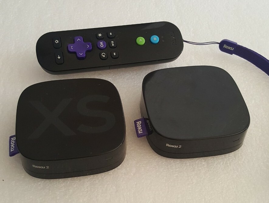 Lot of 2 Roku 2 XS (2nd Generation) Streamer 3100X | NO Power Adapter 1 Remote