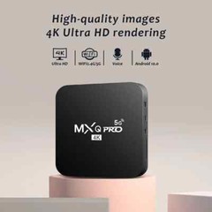 MXQ-PRO 4K HD Android 10.0 Smart TV Box – Dual-WIFI 2.4/5G Media Player