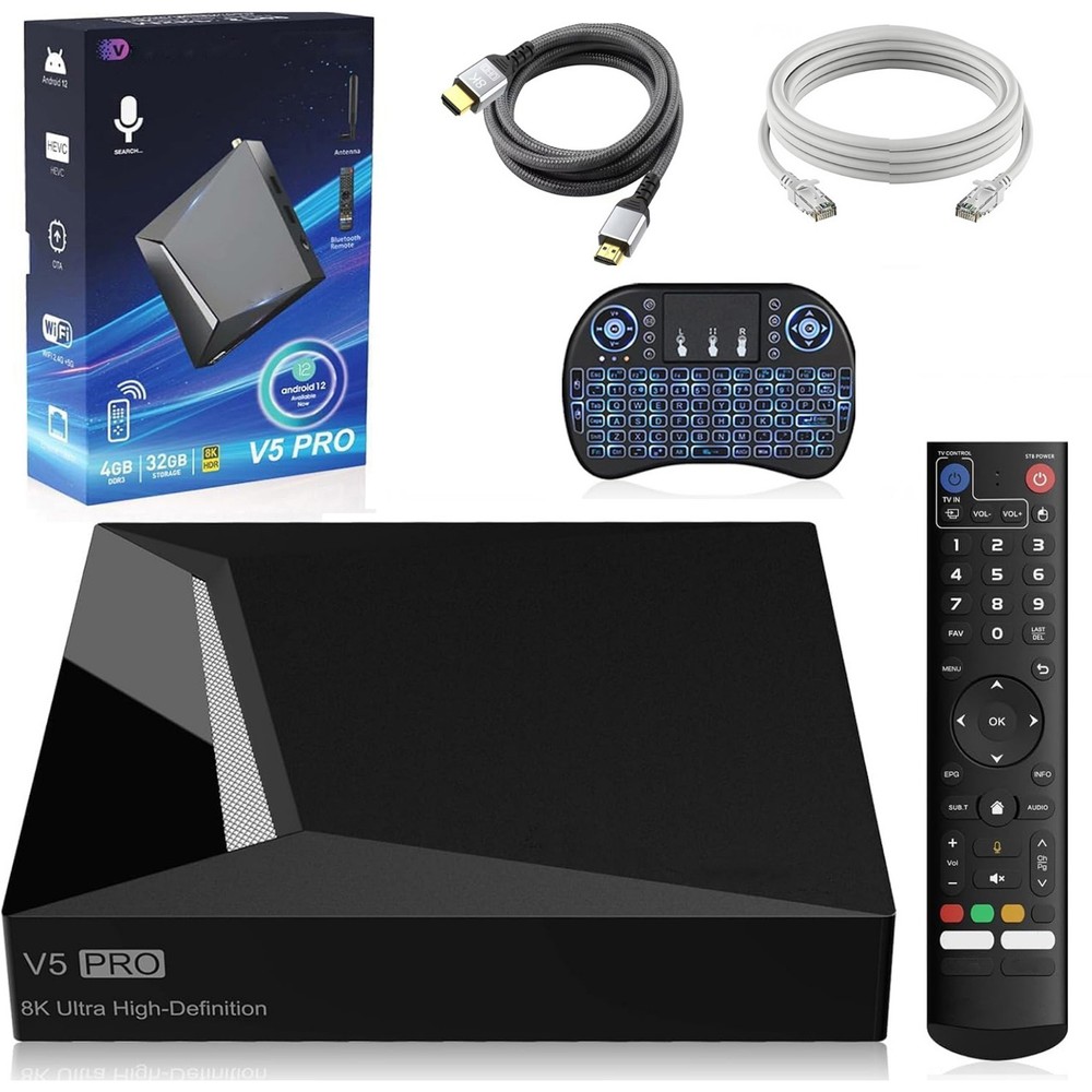 vSee Box V5 Pro 2025 Newest Version Streaming TV Box -Offical Authorized Seller