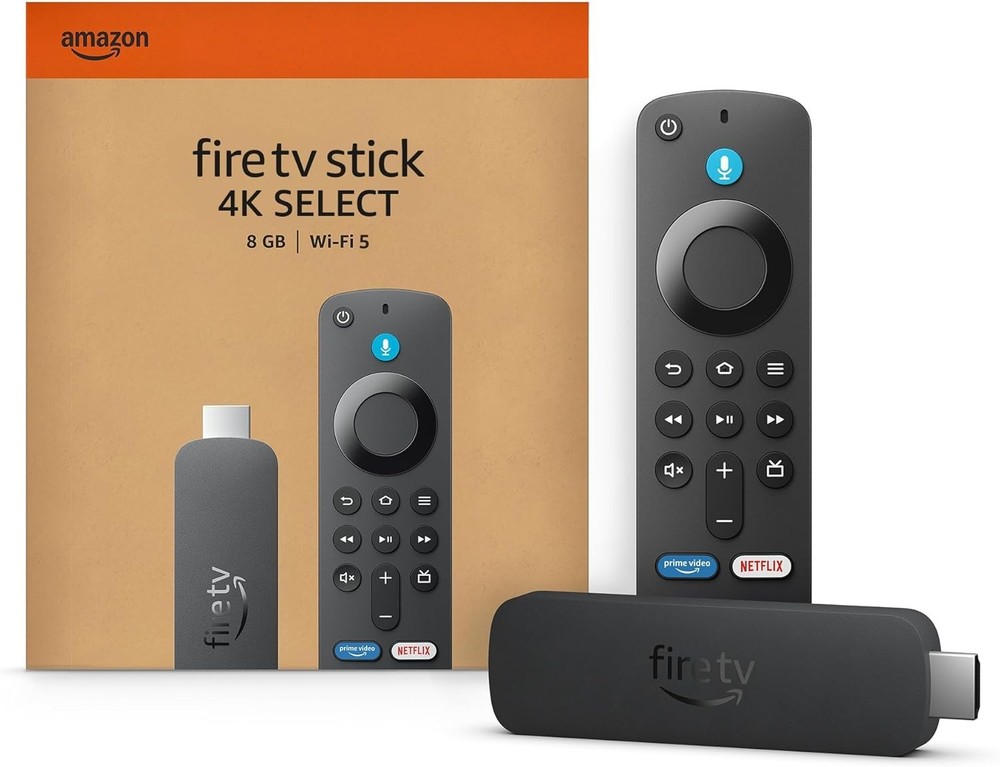 New Amazon Fire TV Stick 4K Select (newest model), streaming in 4K, AI, Expedite