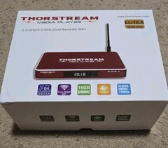 Thorstream Elite X Quad Core Wifi 4K UHD Streaming TV Media Box w Remote Control
