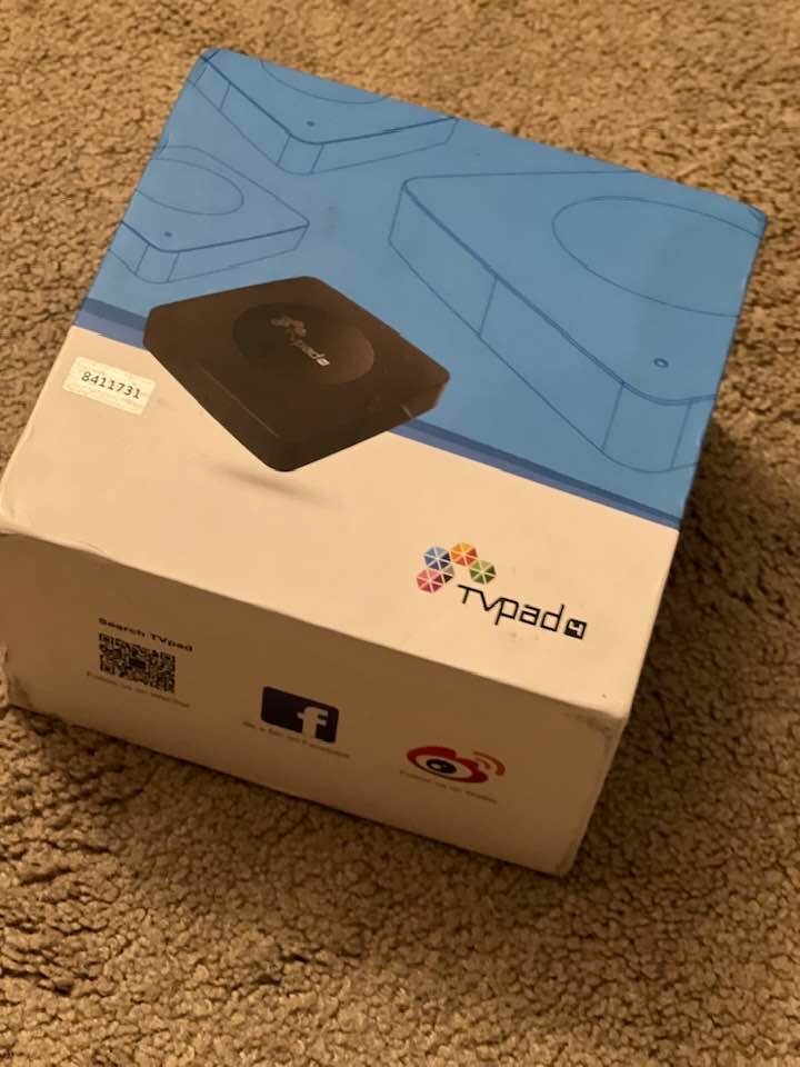 TVPAD 4 M418 MEDIA PLAYER STREAMER MISSING REMOTE