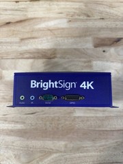 BrightSign 4K Media Streamer Box Purple HDMI Ethernet USB Memory Card Reader