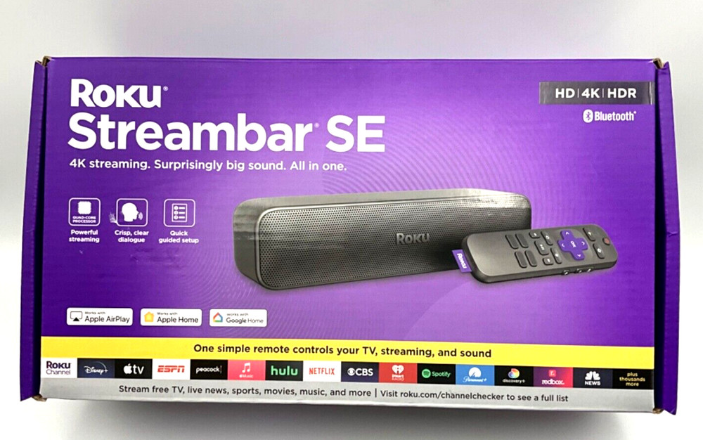Roku Streambar SE | 2-in-1 TV Soundbar with Built-in Streaming, Premium Speak…