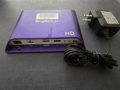 BrightSign HD4 HD1024 Full HD Expanded I/O HTML5 Player**Power Supply Included**