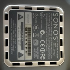 Sonos Connect ZP90 Music Streamer Ethernet Optical/Coax/RCA White 2012