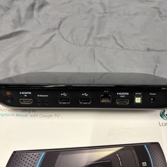 Logitech Revue D-R0001 Media Streamer w/ Logitech V-U0022 TV Cam – UNTESTED