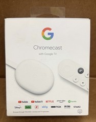 Chromecast with Google TV 4K — Snow (White) | Model GZRNL | GA01919-US