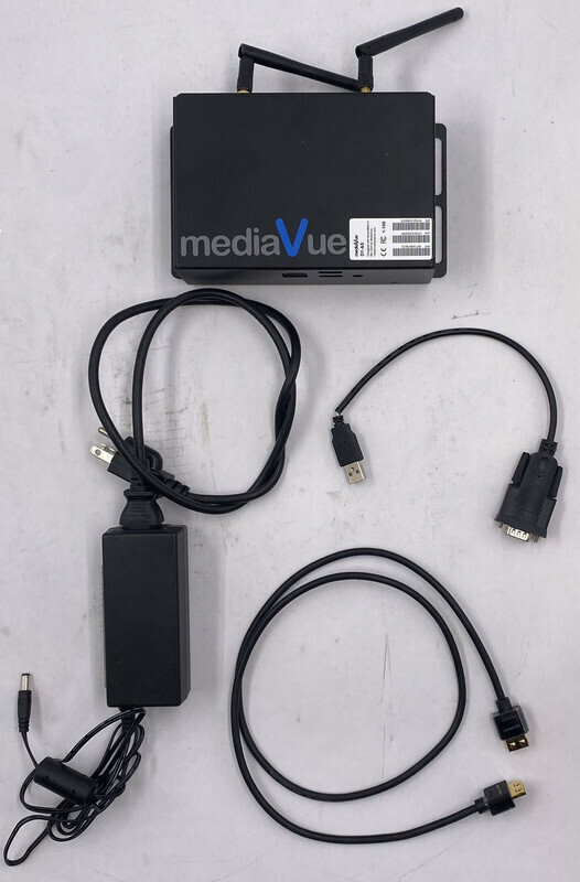 MEDIAVUE D1-AS MEDIAVUE SUREVUE 4K DIGITAL SIGNAGE PLAYER WITH POWER ADAPTER