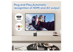 HDMI Media PlayerAV Cable Black Mini 1080p Full-HD HDMI D/M/Player MKV/RM- HDD..