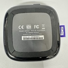 Roku 3 Streaming Device 4200X with Remote and Power Supply