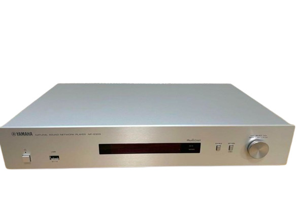 Yamaha NP-S303 Network Player RCA Analog Audio Highreso sound Silver Good